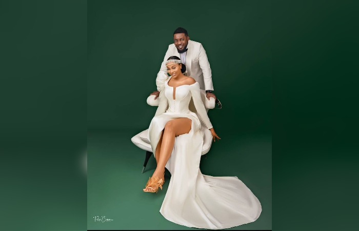 AY Celebrates 12th Wedding Anniversary With Wife Mabel.