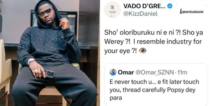 Kizz Daniel slams Big Wiz’s fan who asked him to be careful with Wizkid