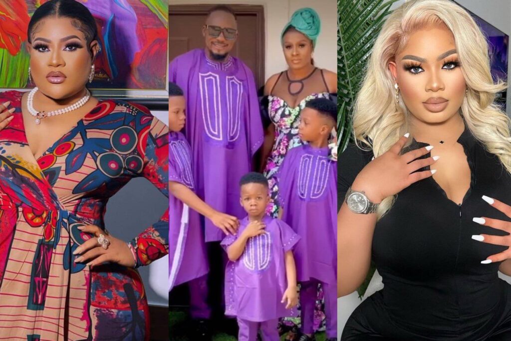 Nkechi Blessing, and Big Brother Naija’s former housemate, Nina Ivy have slammed a troll over her death prayer for the late actor, Junior Pope’s children