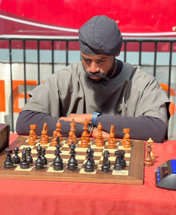 New York NGO - Onakoya refused to quit chess marathon despite health challenges